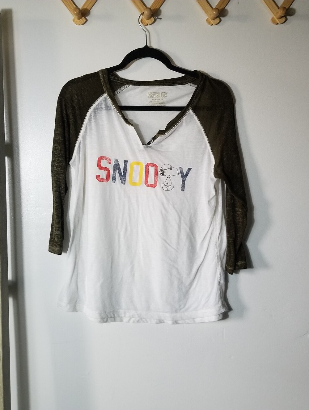 PEANUTS SNOOPY TEE SIZE XL
